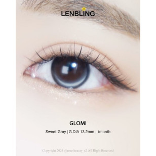 【散光】Lenbling Eye Only 1 Month Glomi Sweet Gray 每月抛棄散光彩妝隱形眼鏡
